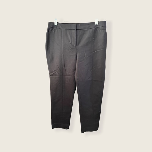 Chico’s size (1) size 8 So slimming black ponte’ pants lined ❤️ - Picture 3 of 3